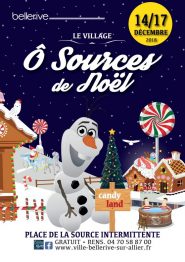 programme des animations du village de Noël de Bellerive Décembre 2018
