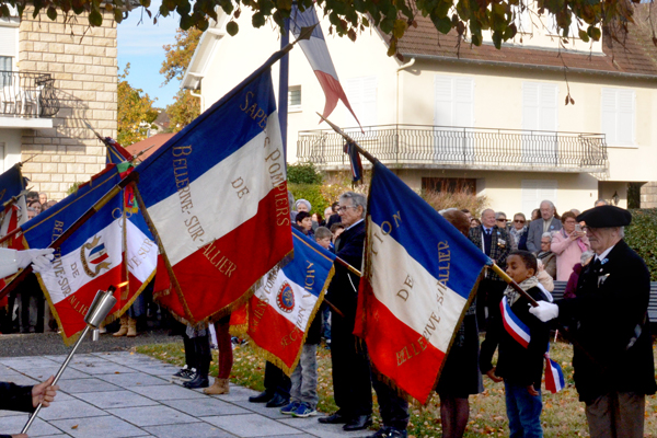 cérémonie de l'armistice du 11 novembre 2018