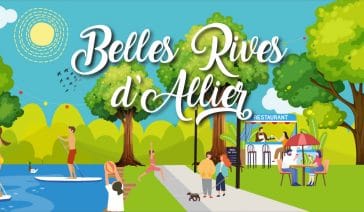 activités des belles rives d'allier 2020 guinguettes sports nautiques promenade