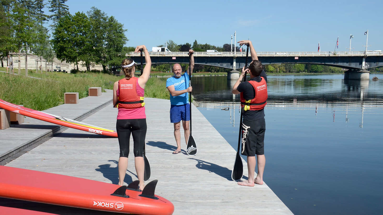 Ô Belle Rives Base de loisirs Vichy paddle
